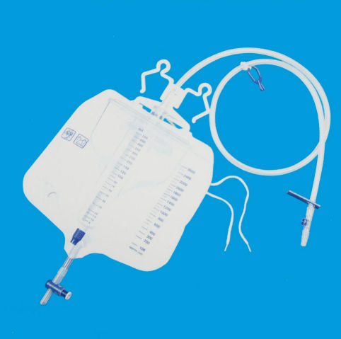 Set di drenaggio urinario - SH-UB201 - AGS Medical - a 2 camere / graduato / con valvola antiriflusso