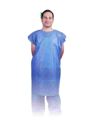 Camice per paziente unisex - SUPERSOFT™ - AGS Medical - monouso / blu