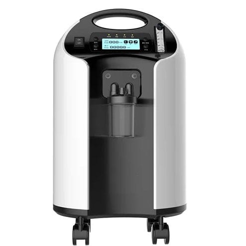 Concentratore di ossigeno medico - Zwima Tech - con rotelle / portatile / 1 serbatoio
