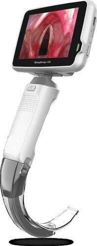 Videolaringoscopio grandangolo - SharpScope 100 - Allied Medical Limited - ad alta definizione / con video monitor integrato / monouso