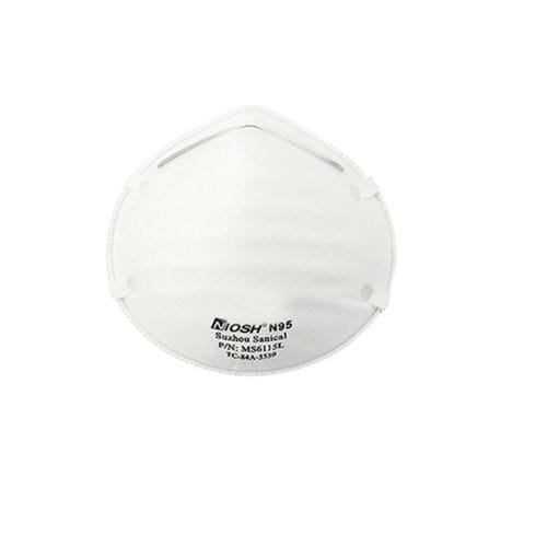 Mascherina N95 - MS6115L - MediVena Sp. z o.o. - senza lattice / in polipropilene / senza valvola