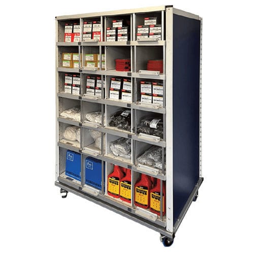 Armadio contenitore - TripFlag® - TwinBin - per consumabili / con rotelle