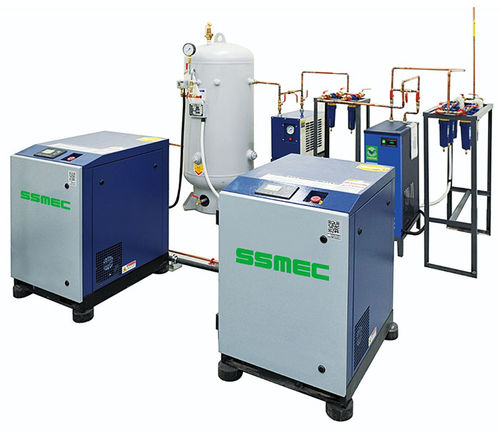 Compressore d'aria medico - SSMEC-AS series - Samsung Medi Engineering - scroll / modulare / senza olio