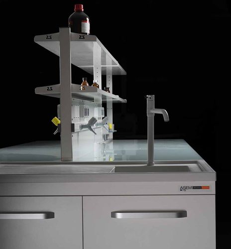 Banco da laboratorio per sterilizzazione - ETA SERIES - ASEM SRL - per camera bianca / per istopatologia / odontoiatrico