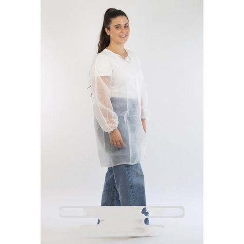 Camice ospedaliero unisex - XYBL012-40-M - ADS Laminaire - M / in polipropilene / monouso