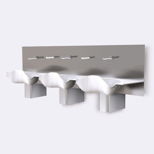 Lavandino chirurgico 3 postazioni - OR-L137 - LASA - in acciaio inossidabile / in Corian® / comando elettronico