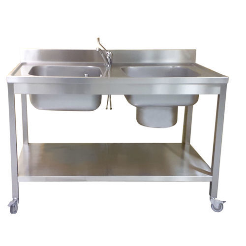 Workstation da laboratorio con rotelle - ML-L190 - LASA - con lavandino