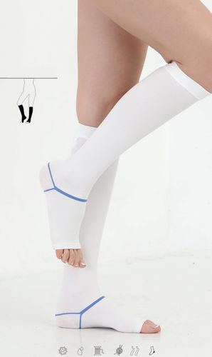 Calzini a compressione di prevenzione delle tromboembolie venose (TEV) - CP-680 - Europack International - unisex / L / S