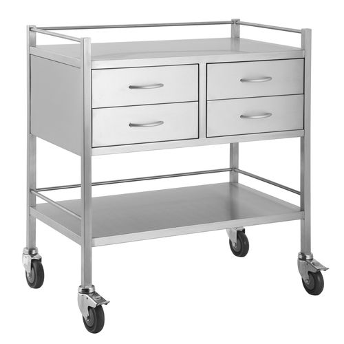 Carrello medico - SSTD04 - Pacific Medical - per uso generale / di trasporto / in acciaio inossidabile