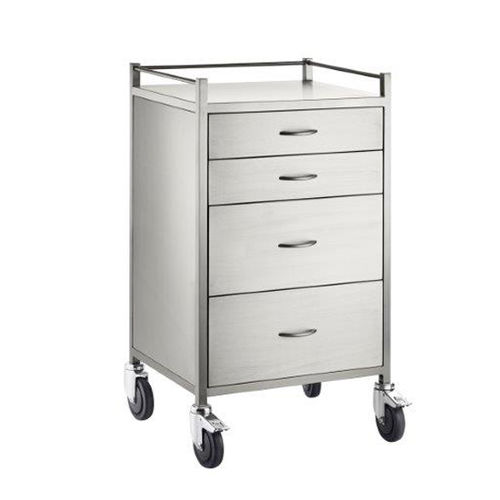 Carrello medico - SSAT04 - Pacific Medical - per uso generale / di trasporto / in acciaio inossidabile