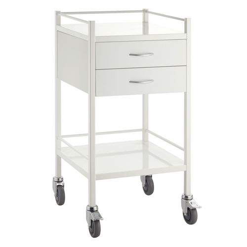 Carrello medico - PCT02 - Pacific Medical - per uso generale / di trasporto / 2 ripiani