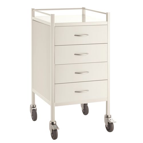Carrello medico - PCT04 - Pacific Medical - per uso generale / di trasporto / 4 ripiani