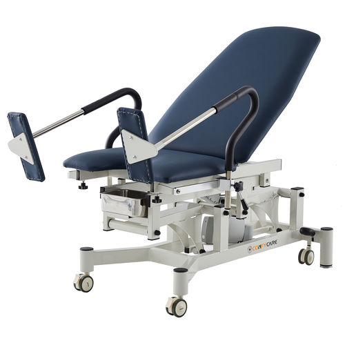 Lettino da visita ginecologico - GC series - Pacific Medical - elettrico / ad altezza regolabile / con rotelle