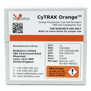 Reagente soluzione colorante - CyTRAK Orange™ - BioStatus - colorante / da ricerca