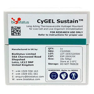 Reagente soluzione colorante - CyGEL Sustain™ - BioStatus - da ricerca / per citologia / idrogel