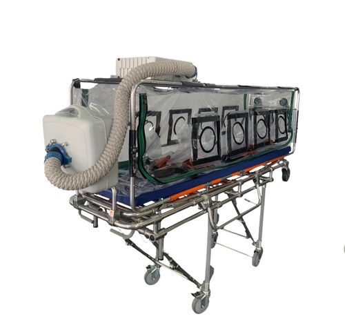 Cabina microbiologica di biocontenimento - MK 3 - Stretchers Industries - per barella / da laboratorio / di trasferimento