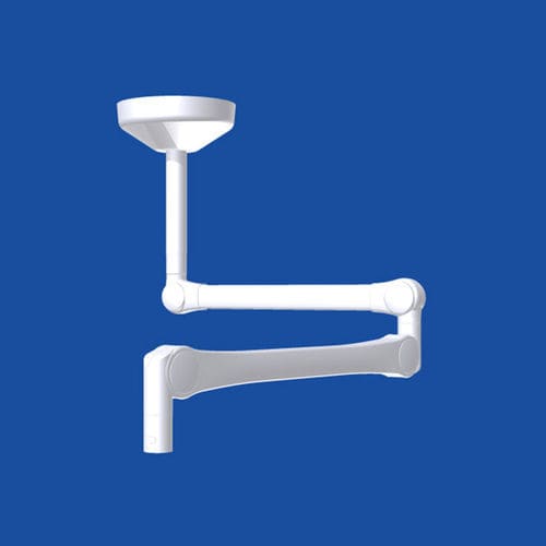 Braccio di supporto a soffitto - 3001  - Oasys Healthcare - ad altezza regolabile / inclinabile / per telecamera