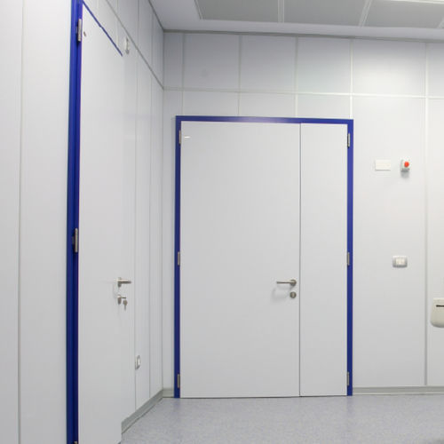 Porta di radioprotezione - MeSpo - per ospedale / battente / in alluminio