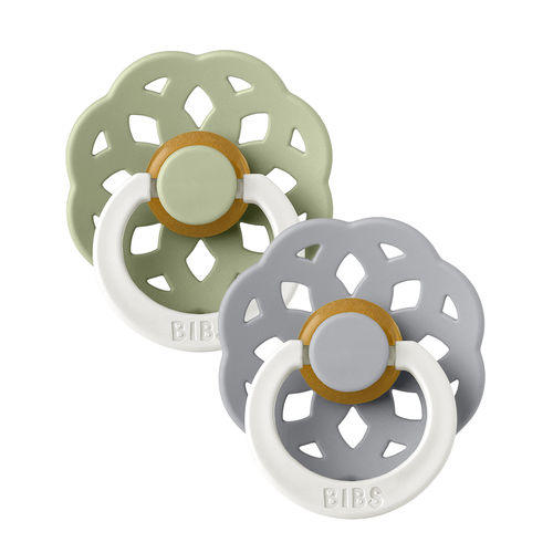 Succhietto in lattice - Boheme GLOW 2 - BIBS - con punta rotonda / rosa / verde