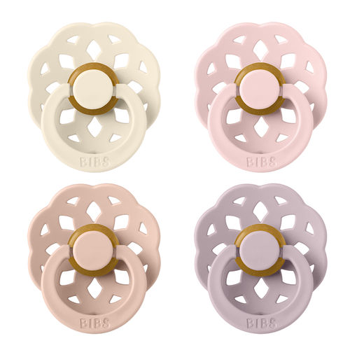 Succhietto in lattice - Boheme 4 - BIBS - con punta rotonda / rosa / + 6 mesi