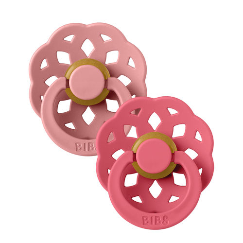 Succhietto in lattice - Boheme 2 - BIBS - con punta rotonda / rosa / + 6 mesi