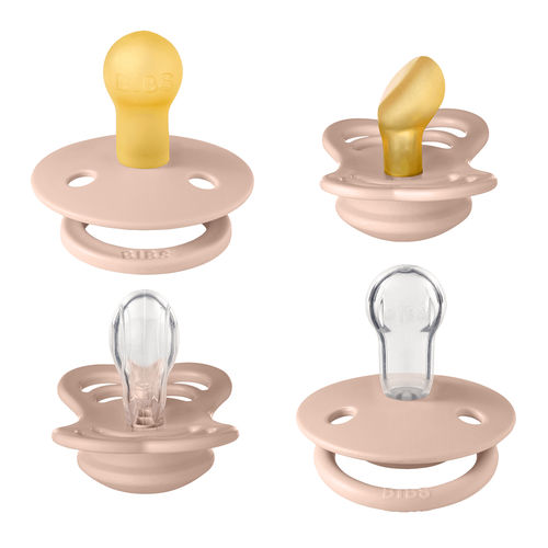 Succhietto in silicone - Try-It - BIBS - in lattice / rosa / beige