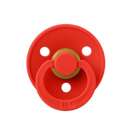 Succhietto in lattice - BIBS - con punta rotonda / rosso / + 6 mesi