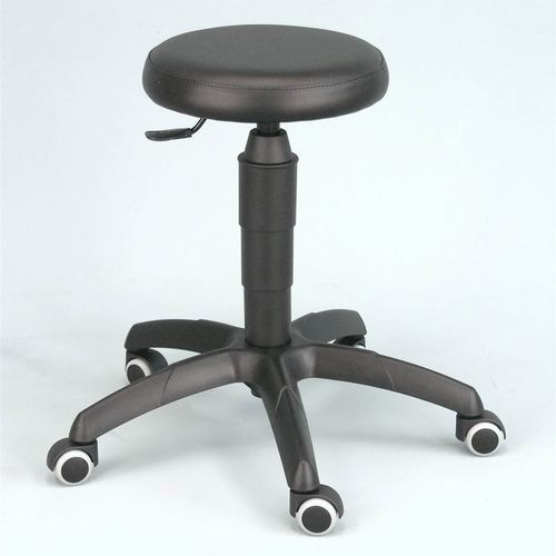 Sgabello per struttura sanitaria - Art. 92-FB - F.I.S.O - Fabbrica Italiana Strumenti Oftalmici - ad altezza regolabile / pneumatico / con rotelle