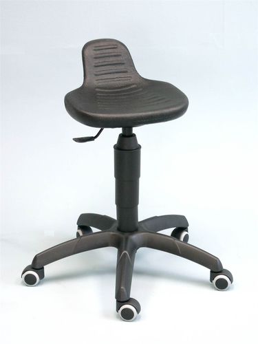 Sgabello per struttura sanitaria - Art. 92-IB - F.I.S.O - Fabbrica Italiana Strumenti Oftalmici - ad altezza regolabile / pneumatico / con rotelle