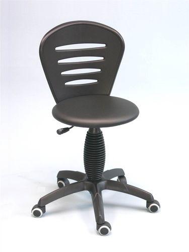 Sgabello per struttura sanitaria - Art. 92-LB - F.I.S.O - Fabbrica Italiana Strumenti Oftalmici - ad altezza regolabile / pneumatico / con rotelle