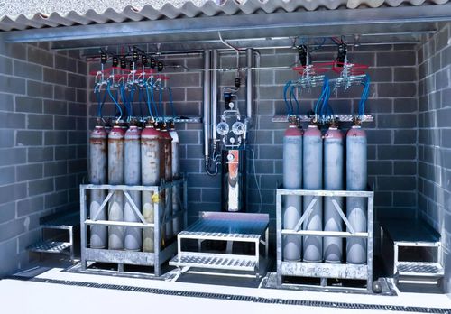 Unità di distribuzione e gestione di gas medicali di ossigeno - Ser.com. srl - automatica