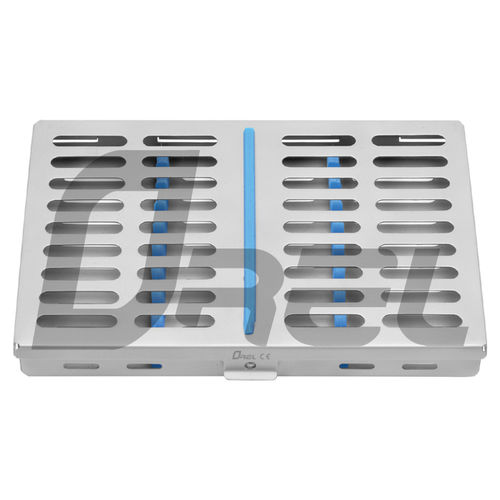 Cassetta di sterilizzazione per strumenti odontoiatrici - OBI 00933 - Orel Brands Industries - in acciaio inossidabile