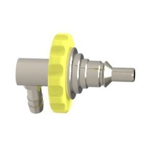 Connettore Per Tubo Del Gas In Ottone 1/4" E 3/8" - Raccordo Doppio Nipplo
