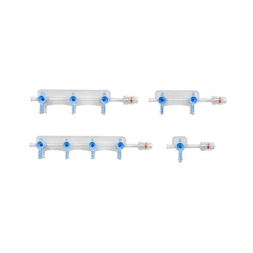 Rampa di infusione ad una via - A03MC series - HuBioMed - a 2 vie / a 4 vie / a 3 vie