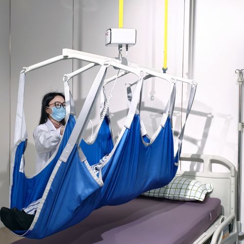 Sollevapersone manuale - MD-T-200 - Shanghai Meddo Medical Devices Co., Ltd. - a batteria / a soffitto / ad altezza regolabile