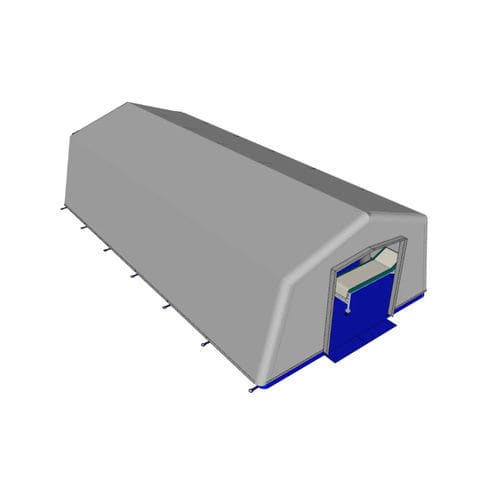 Tenda di emergenza medica - ICU AUTOMOTIVE IMPORT EXPORT AND CONSULTING. - per rischi infettivi / gonfiabile / con capienza elevata