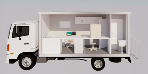 Unità mobile ospedaliera da laboratorio - Iveco - ICU AUTOMOTIVE IMPORT EXPORT AND CONSULTING. - furgone / con compartimenti / tipo B