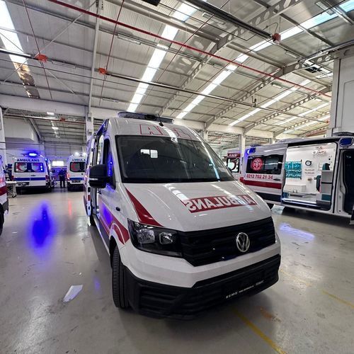 Ambulanza per terapia intensiva - Volkswagen Crafter - ICU AUTOMOTIVE IMPORT EXPORT AND CONSULTING. - per incubatrici neonatali / di trasferimento / furgone