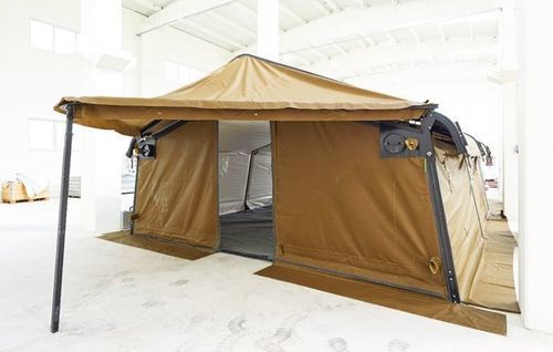 Tenda di emergenza per ospedali - ICU AUTOMOTIVE IMPORT EXPORT AND CONSULTING. - per rischi infettivi / con telaio in metallo / con capienza elevata
