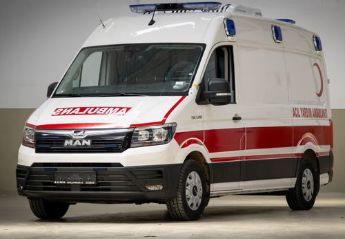 Ambulanza per terapia intensiva - MAN  - ICU AUTOMOTIVE IMPORT EXPORT AND CONSULTING. - furgone / tipo B / tipo C