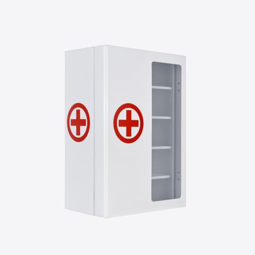 Armadio per farmaci - FM01 - Shenzhen WAP-health Technology - di primo soccorso / con ripiano / con sportello