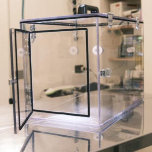 Camera di induzione per anestesia veterinaria - Box Easy Enter - Alfaplex - per mammiferi / per topi / per ratti