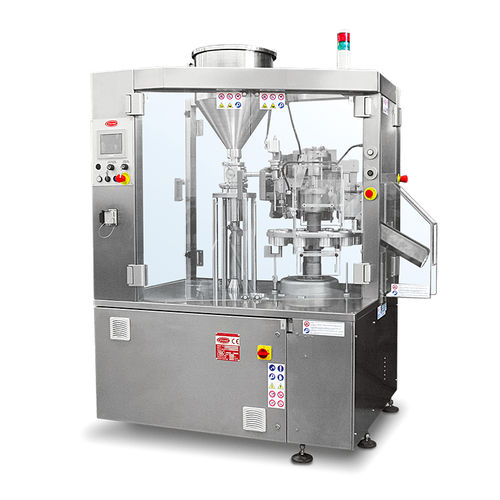 Macchina di riempimento semiautomatica - E250 Semi - TGM - TECNOMACHINES srl - a pavimento / per l'industria farmaceutica