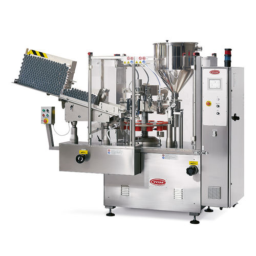 Macchina di riempimento automatica - S400 - TGM - TECNOMACHINES srl - volumetrica / a pavimento / per tubi
