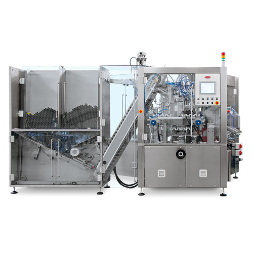 Macchina di riempimento automatica - T240 - TGM - TECNOMACHINES srl - a pavimento / per tubi / per tubi