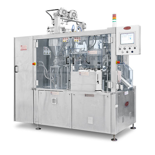 Macchina di riempimento automatica - P300 - TGM - TECNOMACHINES srl - a pavimento / compatta / per tubi