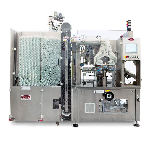 Macchina di riempimento automatica - T230 - TGM - TECNOMACHINES srl - compatta / per tubi / per tubi