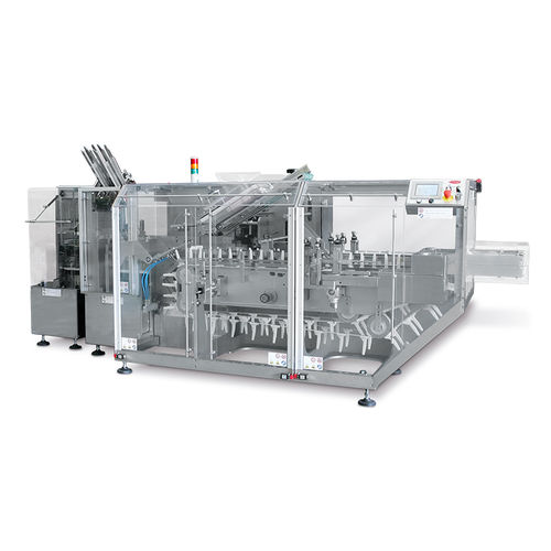 Inscatolatrice intermittente - BOX100 - TGM - TECNOMACHINES srl - orizzontale / a pavimento / per bottiglie
