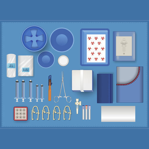 Kit medico per cateterismo cardiovascolare - XSSENTIAL  - SYNDEO Medical - sterile