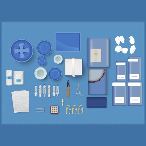 Kit medico per angiografia - XSSENTIAL  - SYNDEO Medical - sterile